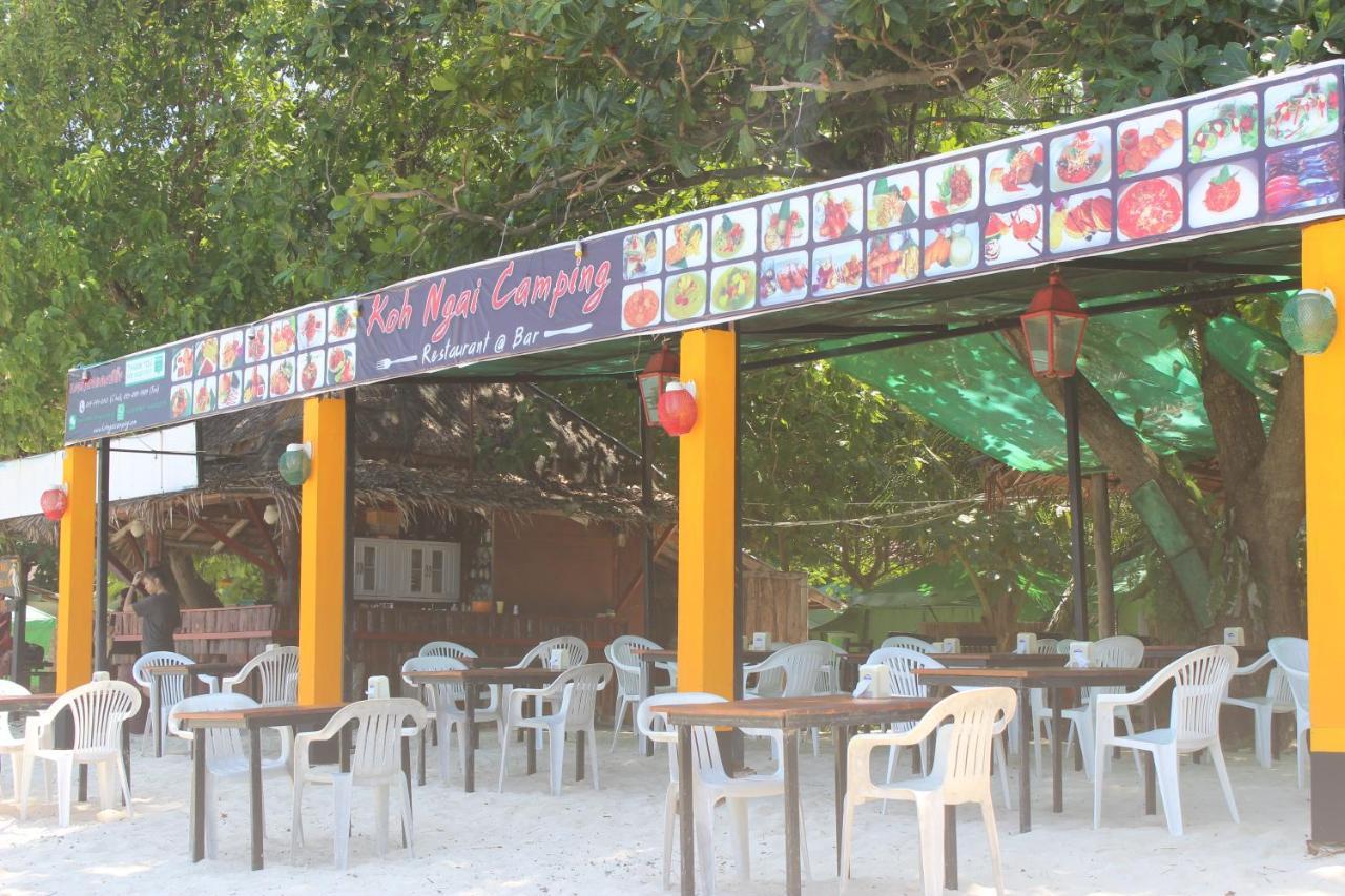 Koh Ngai Camping Restaurant @ Bar Eksteriør billede